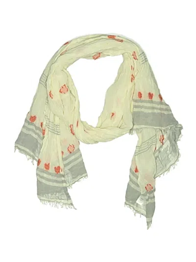 Pre-owned Assorted Brands Scarf In White
