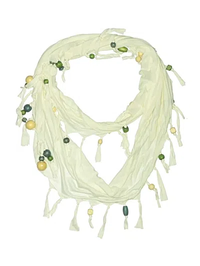 Pre-owned Assorted Brands Scarf In White