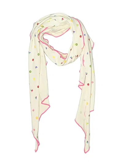 Pre-owned Assorted Brands Scarf In White