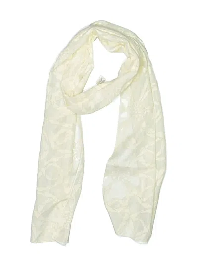 Pre-owned Assorted Brands Scarf In White