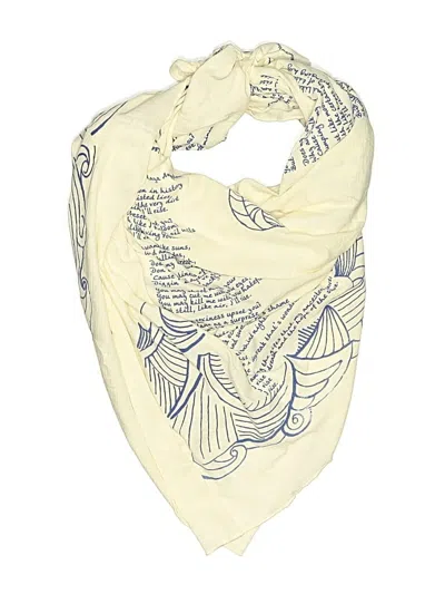 Pre-owned Assorted Brands Scarf In White