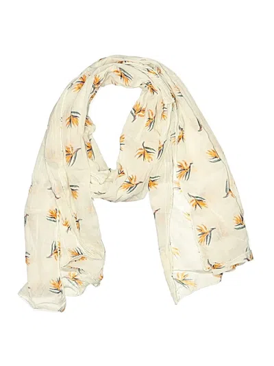 Pre-owned Assorted Brands Scarf In White