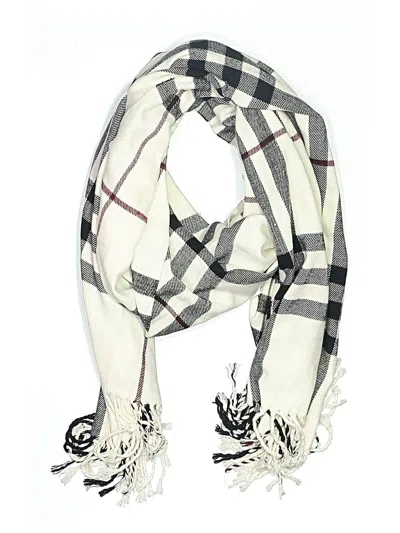 Pre-owned Assorted Brands Scarf In White