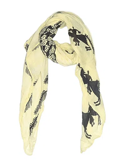 Pre-owned Assorted Brands Scarf In White