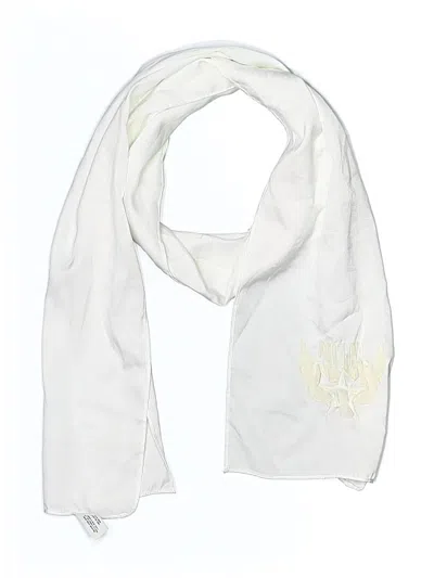 Pre-owned Assorted Brands Scarf In White