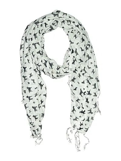 Pre-owned Assorted Brands Scarf In White