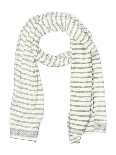 Pre-owned Assorted Brands Scarf In White