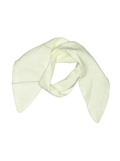 Pre-owned Assorted Brands Scarf In White