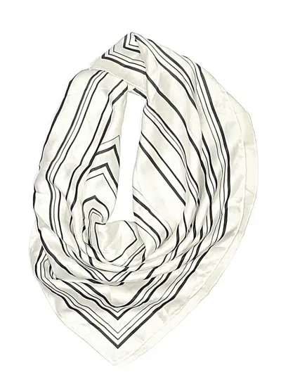 Pre-owned Assorted Brands Scarf In White