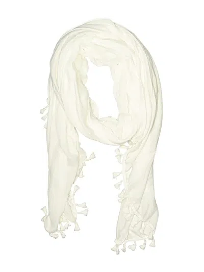Pre-owned Assorted Brands Scarf In White