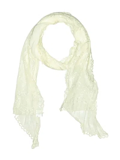 Pre-owned Assorted Brands Scarf In White