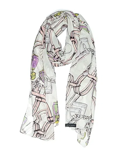 Pre-owned Assorted Brands Scarf In White