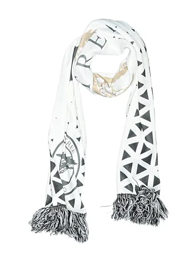 Pre-owned Assorted Brands Scarf In White