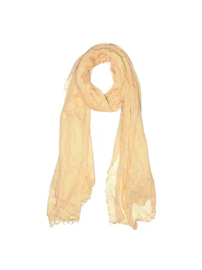 Pre-owned Assorted Brands Scarf In Yellow