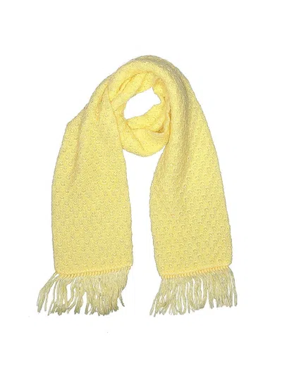 Pre-owned Assorted Brands Scarf In Yellow