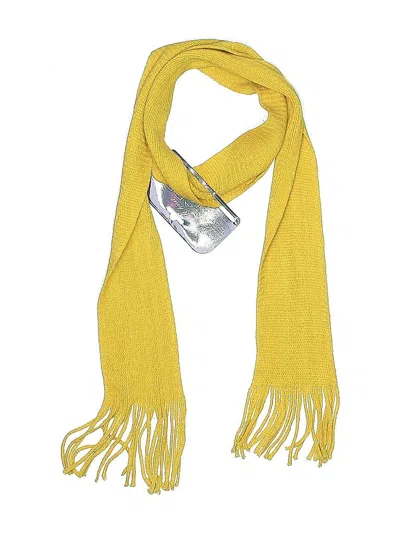 Pre-owned Assorted Brands Scarf In Yellow