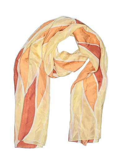 Pre-owned Assorted Brands Scarf In Yellow
