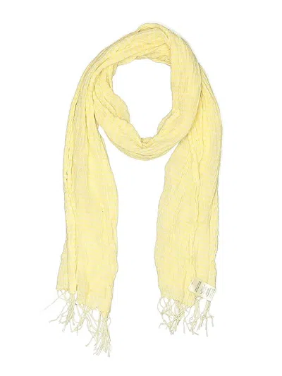 Pre-owned Assorted Brands Scarf In Yellow