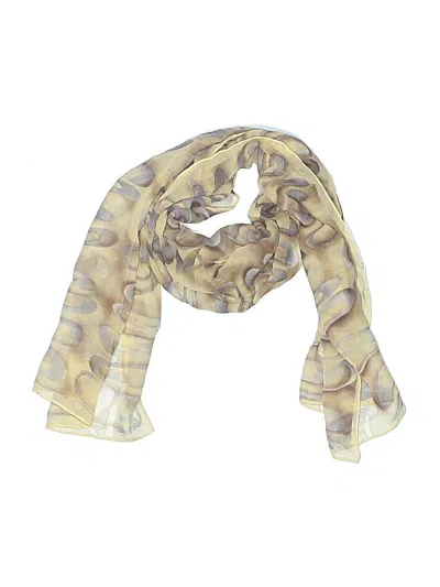 Pre-owned Assorted Brands Scarf In Yellow