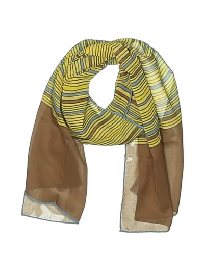Pre-owned Assorted Brands Scarf In Yellow