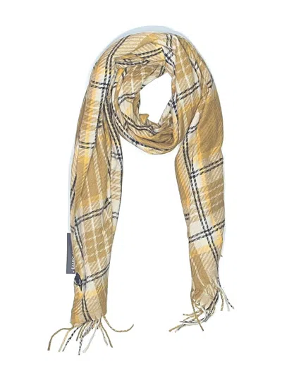 Pre-owned Assorted Brands Scarf In Yellow
