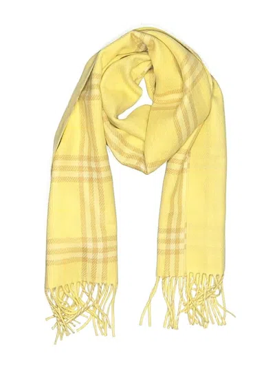 Pre-owned Assorted Brands Scarf In Yellow