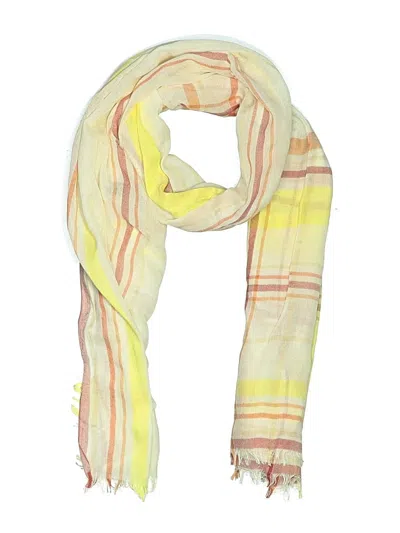 Pre-owned Assorted Brands Scarf In Yellow