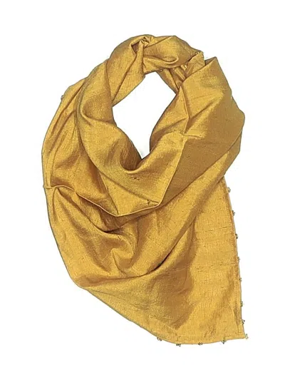 Pre-owned Assorted Brands Scarf In Yellow