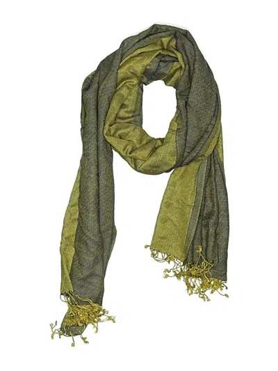 Pre-owned Assorted Brands Scarf In Yellow