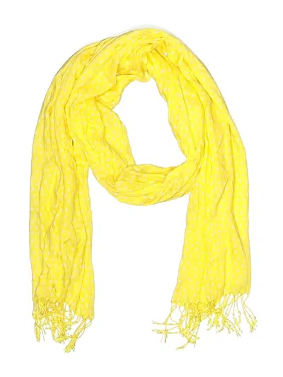 Pre-owned Assorted Brands Scarf In Yellow