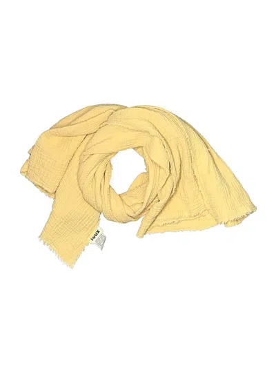 Pre-owned Assorted Brands Scarf In Yellow