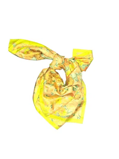 Pre-owned Assorted Brands Scarf In Yellow