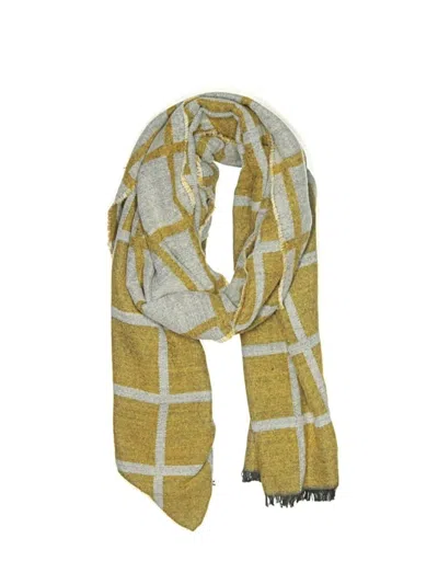Pre-owned Assorted Brands Scarf In Yellow