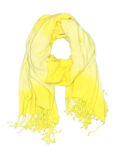 Pre-owned Assorted Brands Scarf In Yellow