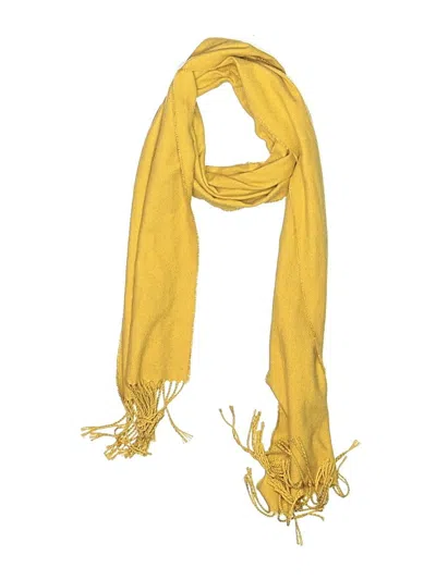 Pre-owned Assorted Brands Scarf In Yellow