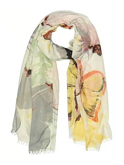 Pre-owned Assorted Brands Scarf In Yellow