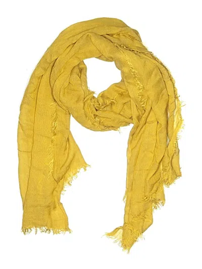 Pre-owned Assorted Brands Scarf In Yellow