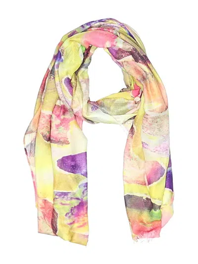 Pre-owned Assorted Brands Scarf In Yellow