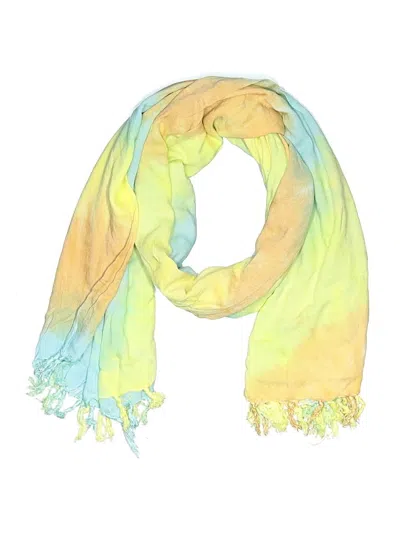 Pre-owned Assorted Brands Scarf In Yellow