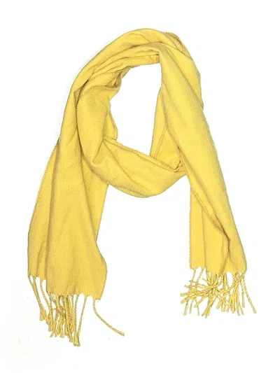 Pre-owned Assorted Brands Scarf In Yellow