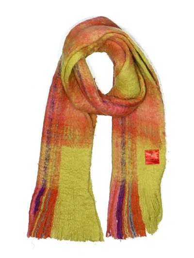 Pre-owned Assorted Brands Scarf In Yellow