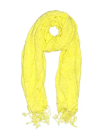Pre-owned Assorted Brands Scarf In Yellow
