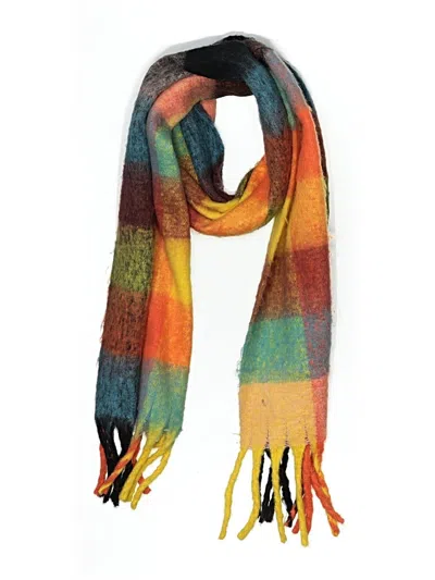 Pre-owned Assorted Brands Scarf In Yellow
