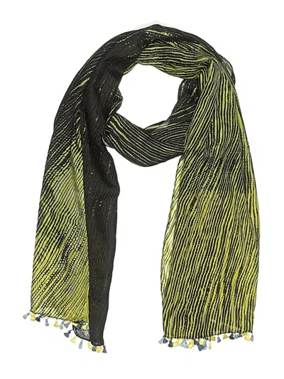 Pre-owned Assorted Brands Scarf In Yellow