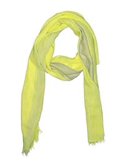 Pre-owned Assorted Brands Scarf In Yellow