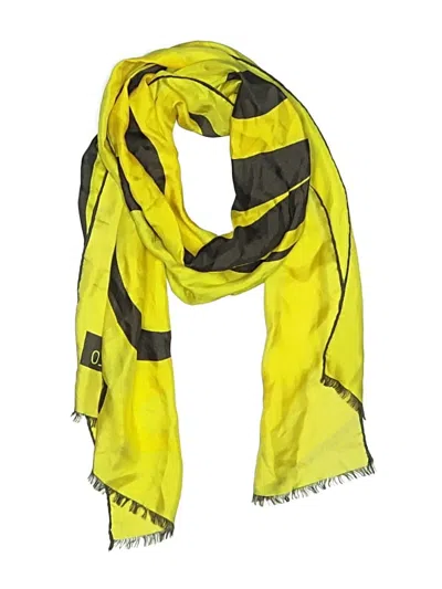 Pre-owned Assorted Brands Scarf In Yellow