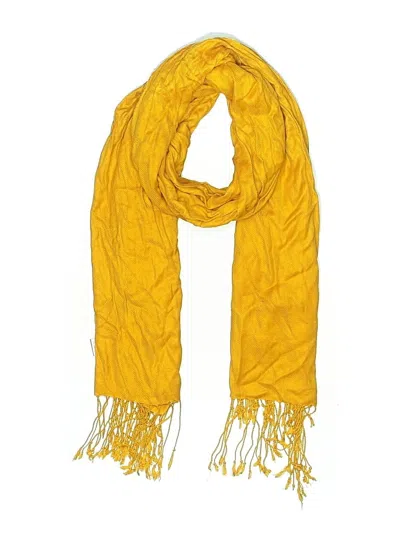 Pre-owned Assorted Brands Scarf In Yellow