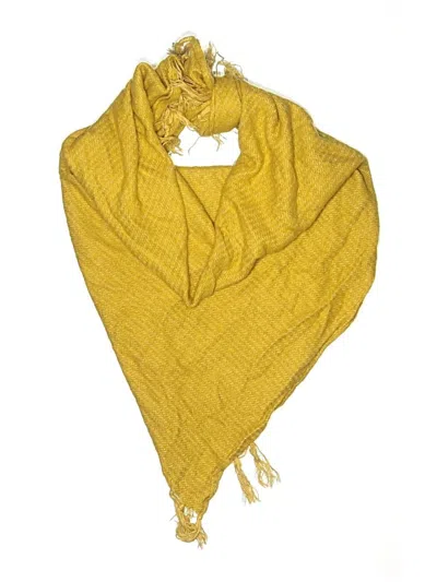 Pre-owned Assorted Brands Scarf In Yellow