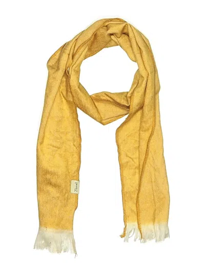 Pre-owned Assorted Brands Scarf In Yellow