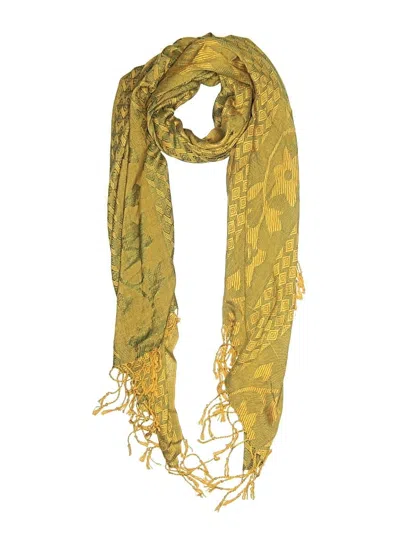 Pre-owned Assorted Brands Scarf In Yellow